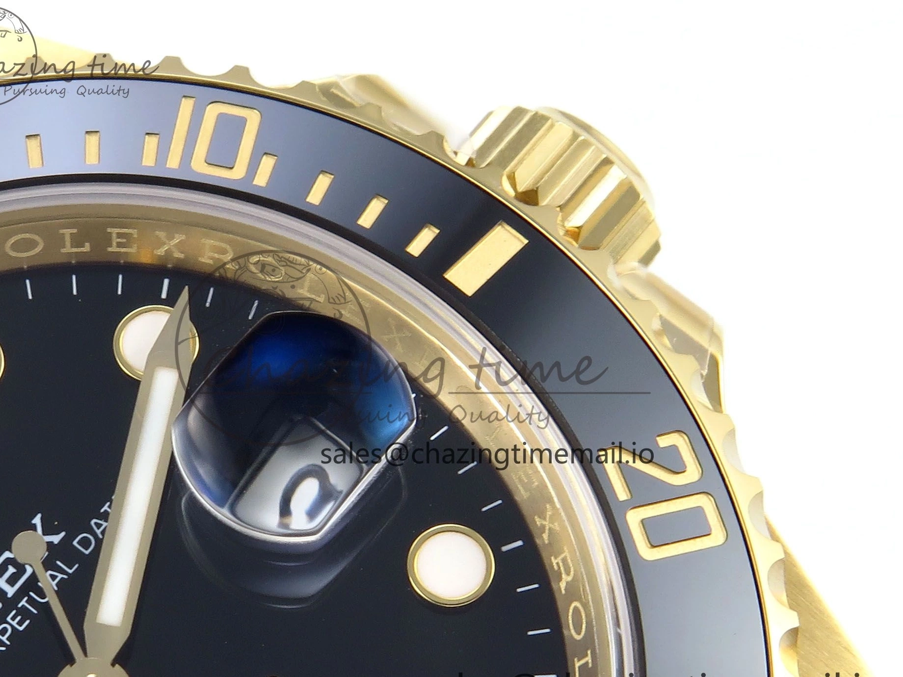 Black Bracelet 904L 126618 Best LN 1:1 Ceramic YG Submariner THBF Edition SH3235 41mm on 0102